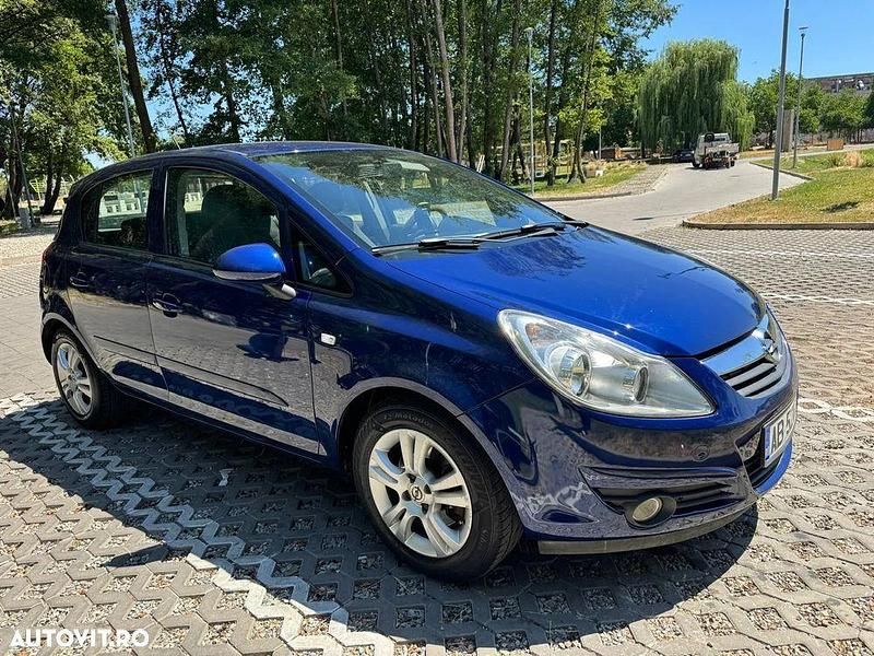 Culoarealbastru Utilizat 2008 Opel Corsa Enjoy Hatchback | 3.500 EUR (Preț OK) - Imagine 1/4