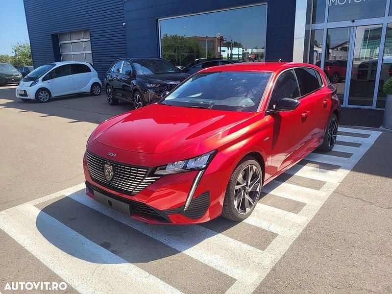 Rosu Utilizat 2023 Peugeot 308 Allure Hatchback | 26.900 EUR - Imagine 1/4