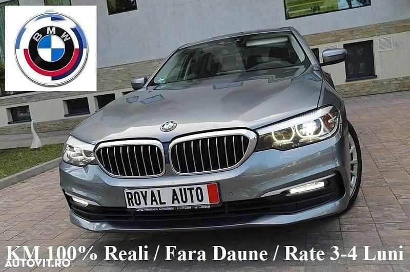Gri Utilizat 2020 BMW 520 Berlinǎ | 19.990 EUR (Super Preț) - Imagine 1/4