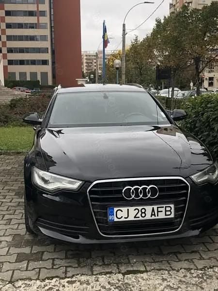 Negru Utilizat 2012 Audi A6 S-Line Break | 9.950 EUR (Preț bun) - Imagine 1/4