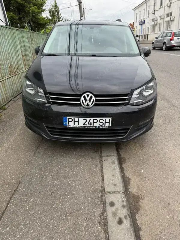Negru Utilizat 2013 VW Sharan Monovolum | 11.099 EUR - Imagine 1/4