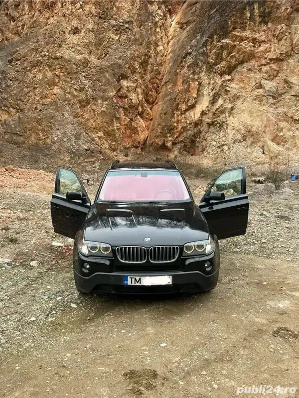 Negru Utilizat 2009 BMW X3 SUV | 6.730 EUR (Preț OK) - Imagine 1/4