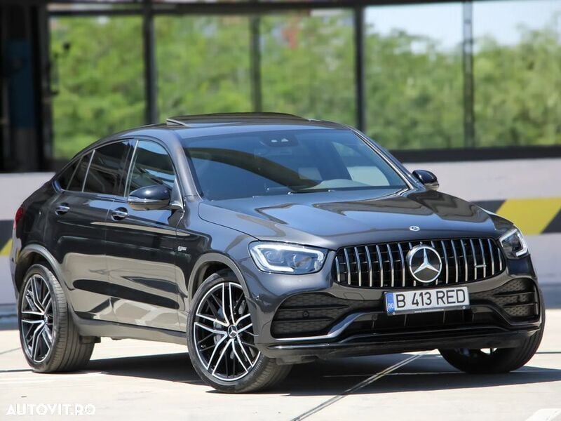 Gri Utilizat 2021 Mercedes GLC43 AMG AMG SUV | 54.900 EUR - Imagine 1/4
