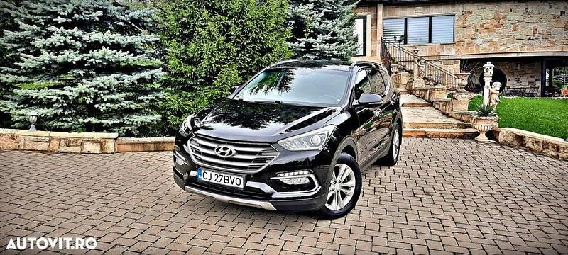 Culoarenegru Second-hand 2017 Hyundai Santa Fe Premium SUV | 13.999 EUR (Preț OK) - Imagine 1/4