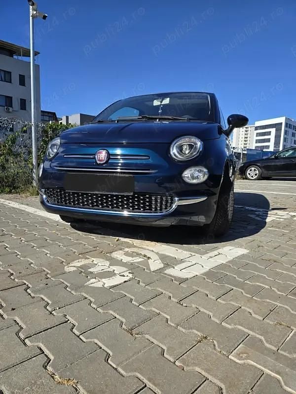 Albastru Utilizat 2017 Fiat 500 Hatchback | 9.500 EUR (Puțin scump) - Imagine 1/4