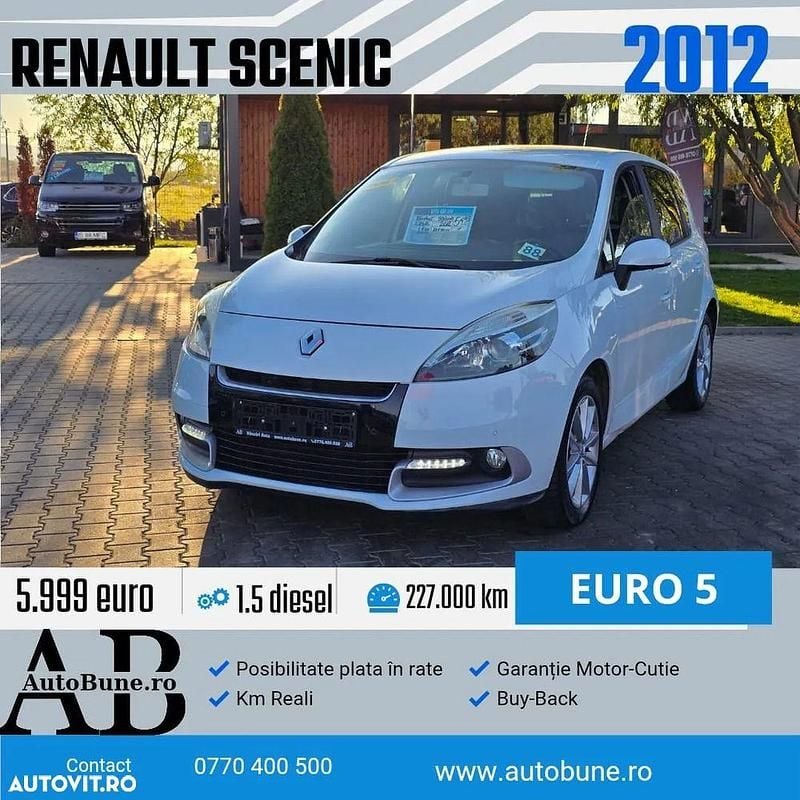 Culoareargint Utilizat 2012 Renault Scénic III Business Monovolum | 5.999 EUR (Scump) - Imagine 1/4