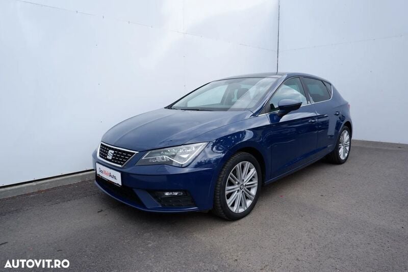 Albastru Utilizat 2017 Seat Leon XCELLENCE Hatchback | 12.999 EUR (Puțin scump) - Imagine 1/4