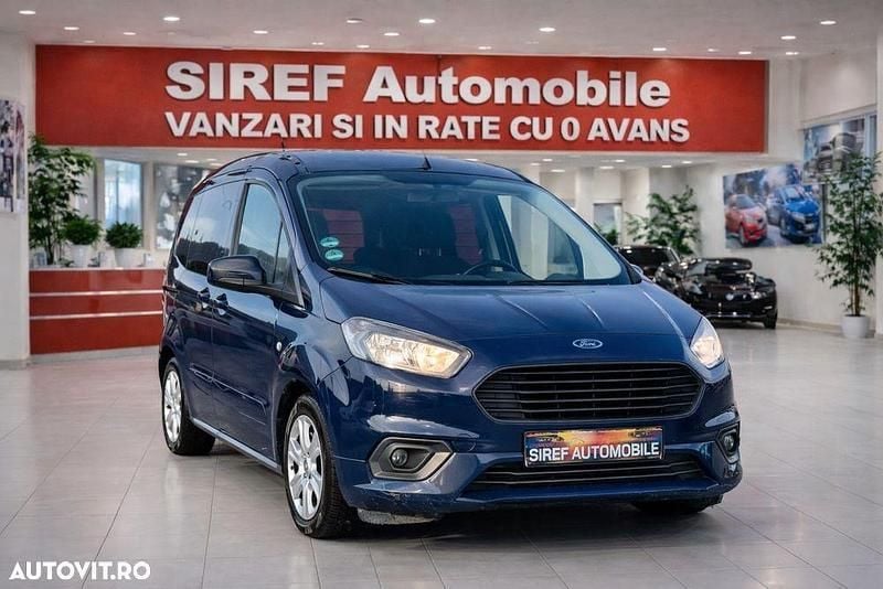 Second-hand Ford Tourneo Courier Ambiente 75 CP (55 kW) 2018 Culoarealbastru Monovolum