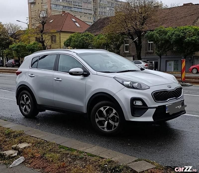 Argintiu Utilizat 2021 Kia Sportage SUV | 19.400 EUR (Preț OK) - Imagine 1/4