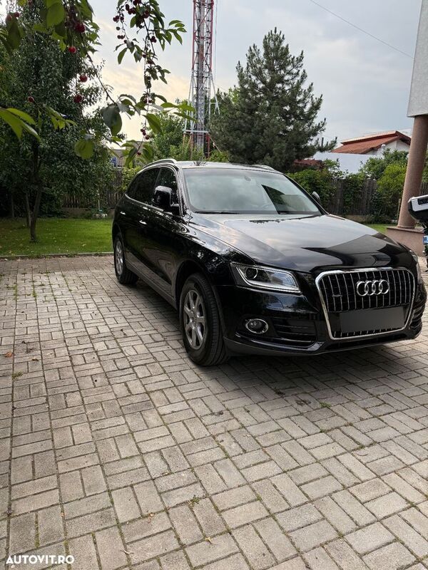 Negru Utilizat 2016 Audi Q5 SUV | 17.500 EUR (Super Preț) - Imagine 1/4