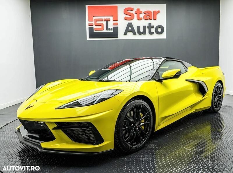 Nouă Chevrolet Corvette 495 CP (364 kW) 2025 Galbeuriu Cabrio
