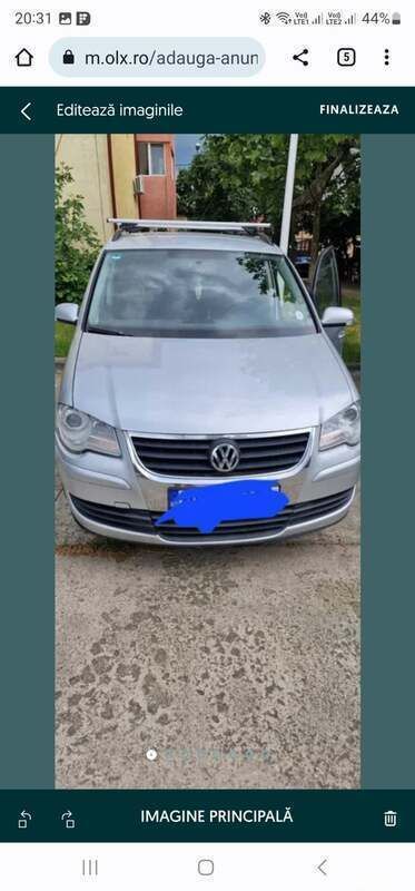 Utilizat 2008 VW Touran Monovolum | 3.550 EUR (Preț OK) - Imagine 1/4