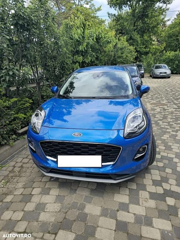 Culoarealbastru Utilizat 2020 Ford Puma Gen-E ST-Line SUV | 12.000 EUR (Preț bun) - Imagine 1/4