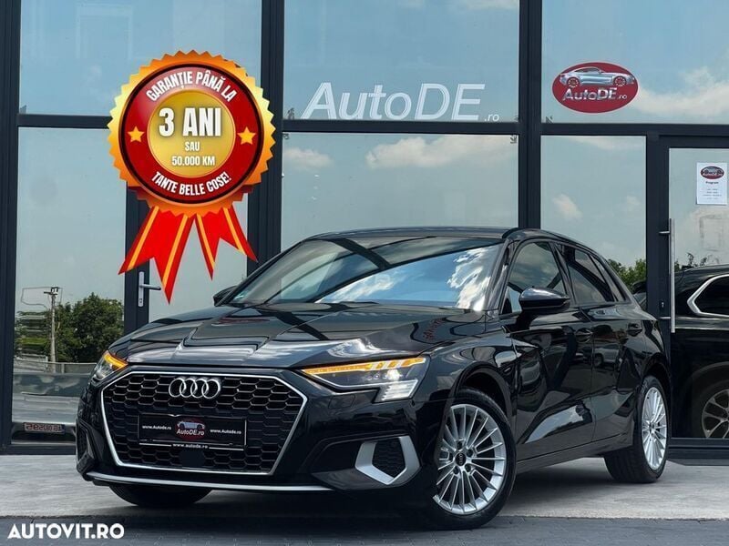 Negru Utilizat 2022 Audi A3 Hatchback | 27.990 EUR - Imagine 1/4