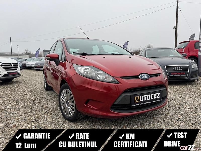 Roșu Utilizat 2010 Ford Fiesta Berlinǎ | 3.990 EUR - Imagine 1/4