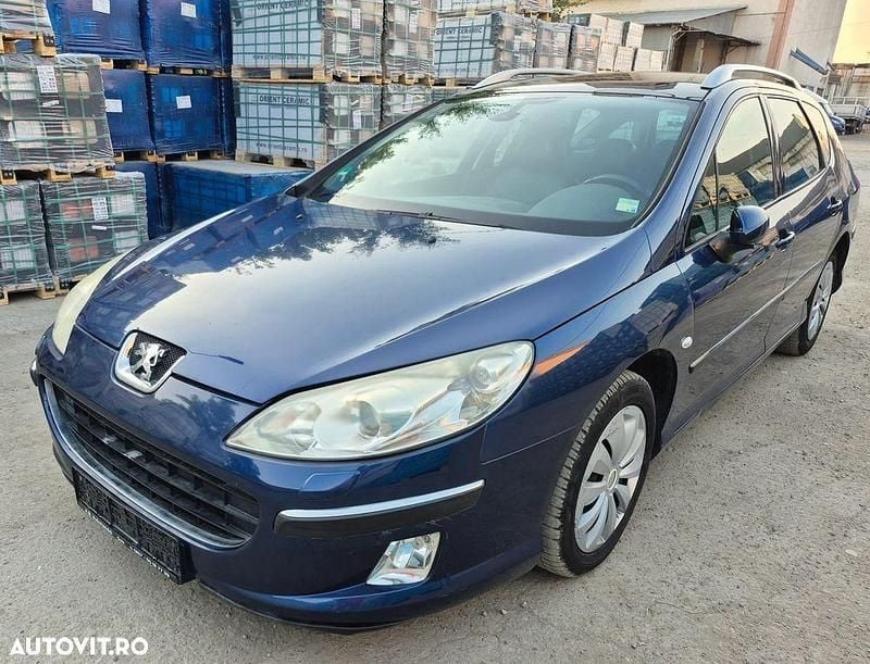 Albastru Utilizat 2005 Peugeot 407 Break | 2.549 EUR (Preț OK) - Imagine 1/4