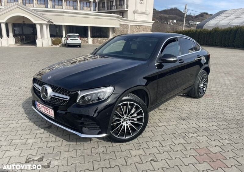 Negru Utilizat 2017 Mercedes GLC250 Coupe | 29.998 EUR (Scump) - Imagine 1/4