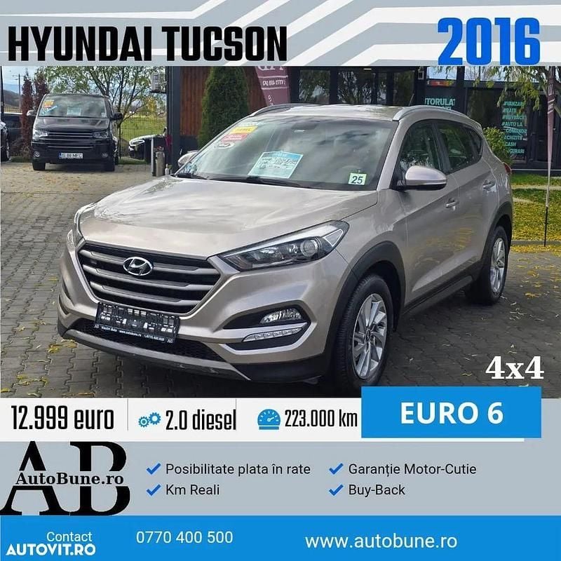 Culoaregalbeuriu Utilizat 2016 Hyundai Tucson Advantage SUV | 12.999 EUR (Preț bun) - Imagine 1/4