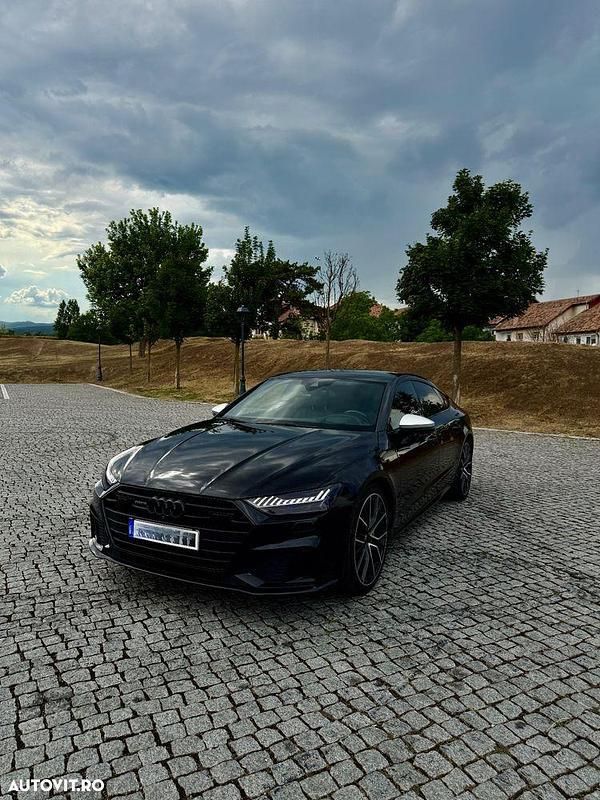 Negru Utilizat 2018 Audi A7 Hatchback | 33.900 EUR (Preț bun) - Imagine 1/4