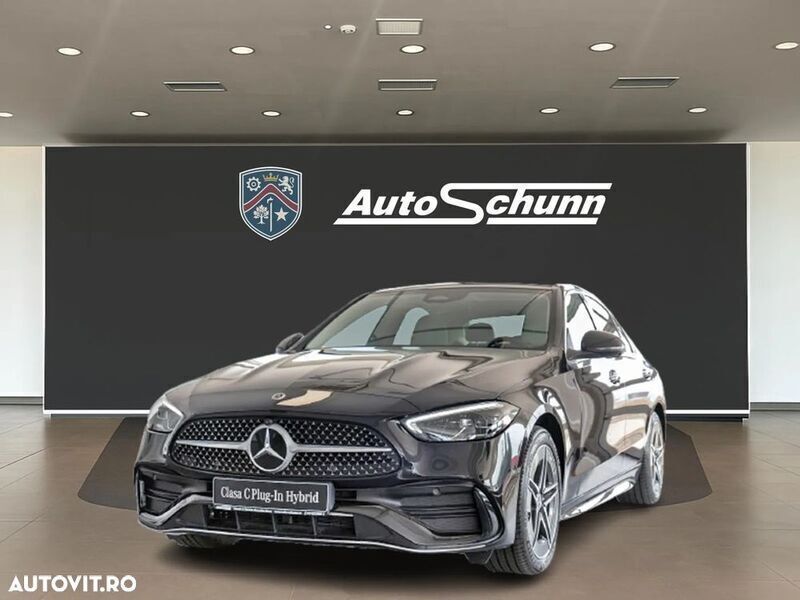 Negru Utilizat 2023 Mercedes C300e AMG line Berlinǎ | 62.303 EUR (Scump) - Imagine 1/4