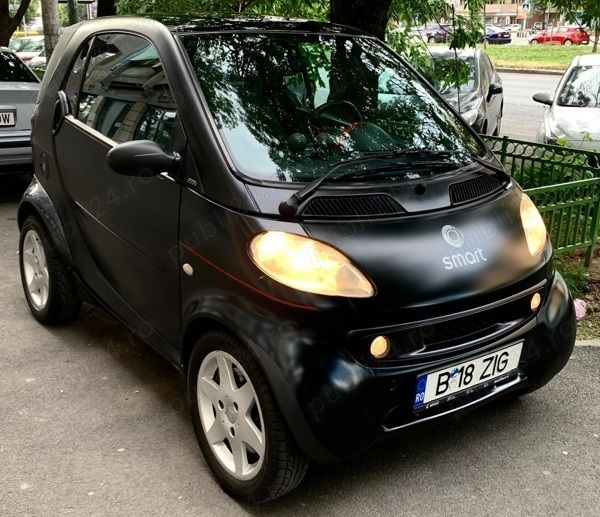 Negru Utilizat 2001 Smart ForTwo Coupé Brabus Coupe | 2.300 EUR - Imagine 1/4