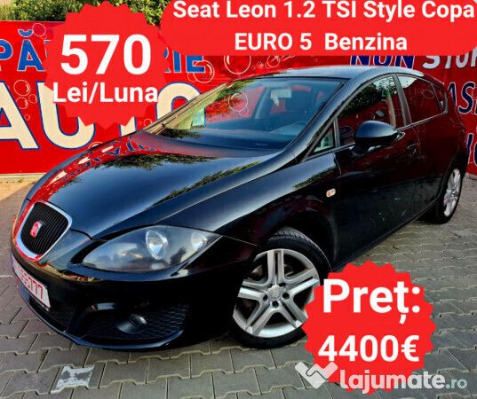 Negru Utilizat 2012 Seat Leon Copa Hatchback | 4.400 EUR - Imagine 1/4