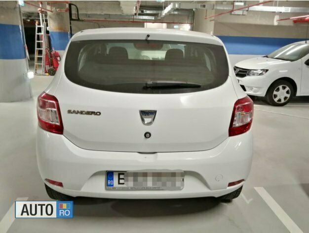 Second-hand Dacia Sandero 75 CP (55 kW) 2013 Alb Hatchback