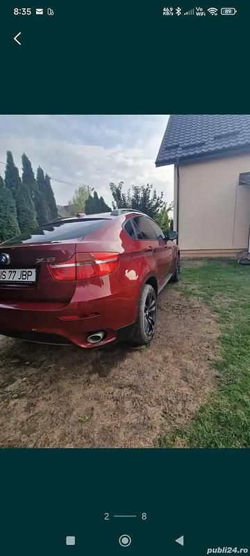 Second-hand BMW X6 245 CP (180 kW) 2011 Rosu SUV
