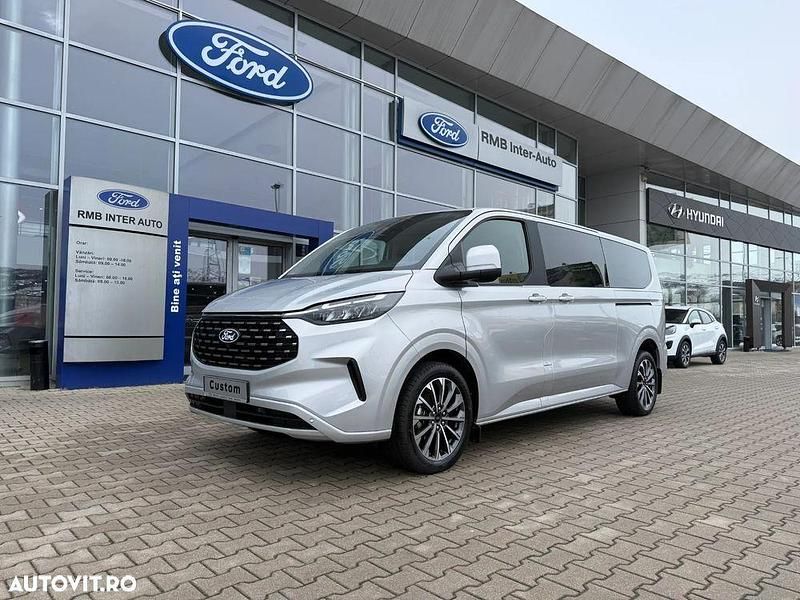 Culoareargint Nouă 2025 Ford Tourneo Titanium Van | 54.801 EUR (Puțin scump) - Imagine 1/4