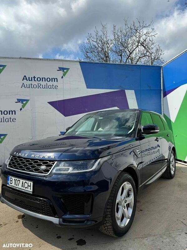 Albastru Utilizat 2019 Land Rover Range Rover Sport SUV | 40.950 EUR - Imagine 1/4