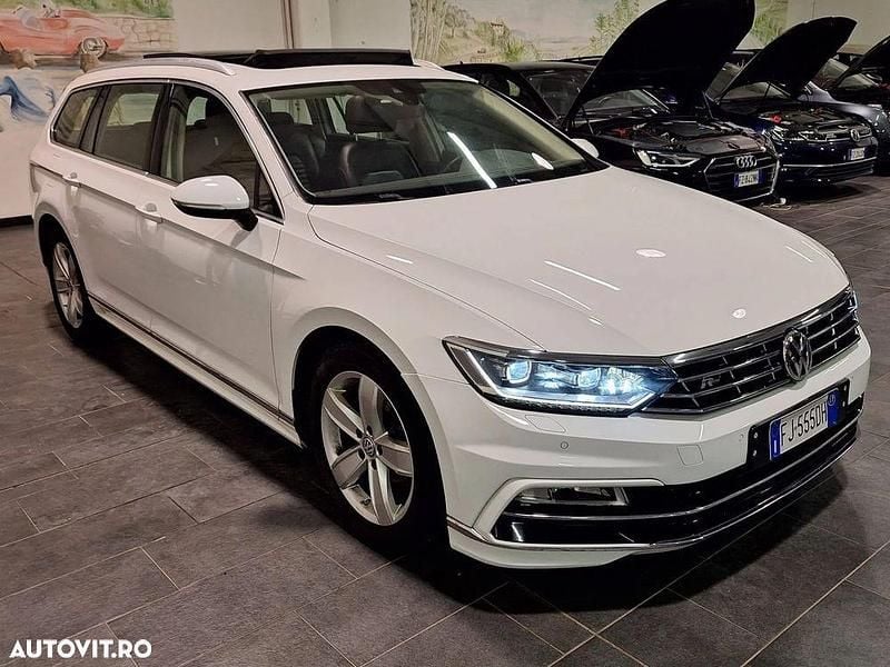 Second-hand VW Passat Highline 150 CP (110 kW) 2017 Culoarealb Break