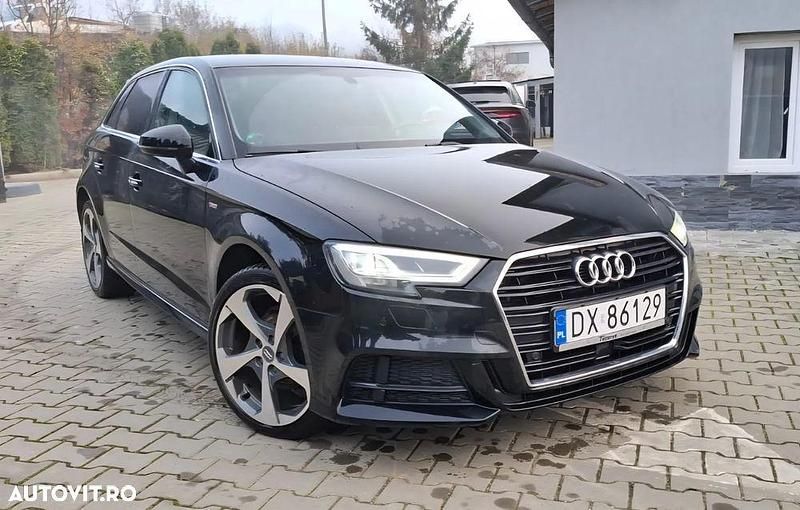 Culoarenegru Utilizat 2018 Audi A3 Sportback Ambiente Hatchback | 15.800 EUR (Preț OK) - Imagine 1/4