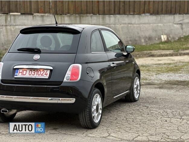 Second-hand Fiat 500 69 CP (50 kW) 2009 Negru Cabrio