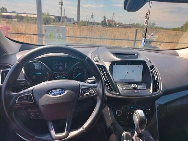 Negru Utilizat 2017 Ford Kuga SUV | 11.700 EUR (Super Preț) - Imagine 1/4