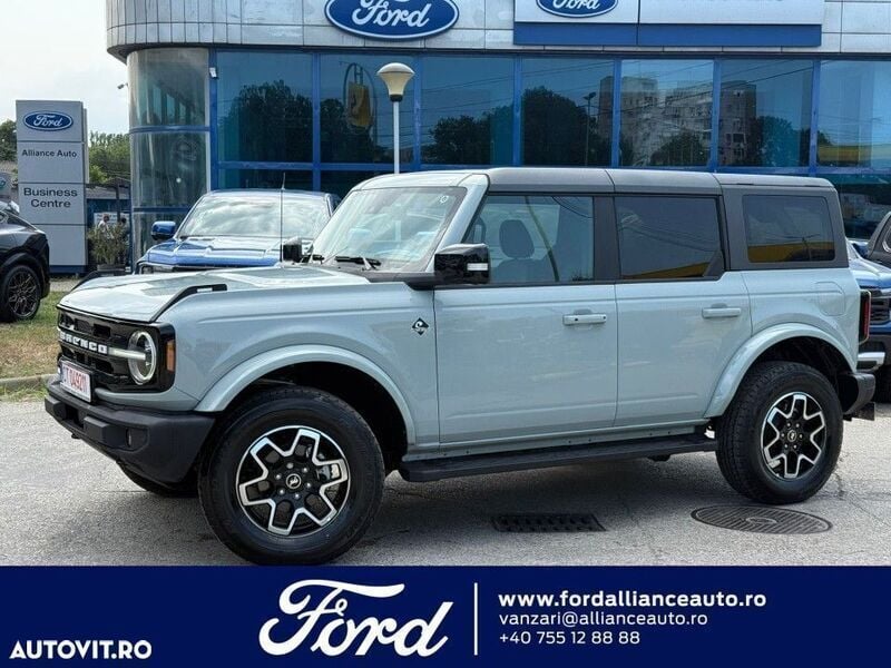 Gri Nouă 2024 Ford Bronco SUV | 56.989 EUR - Imagine 1/4