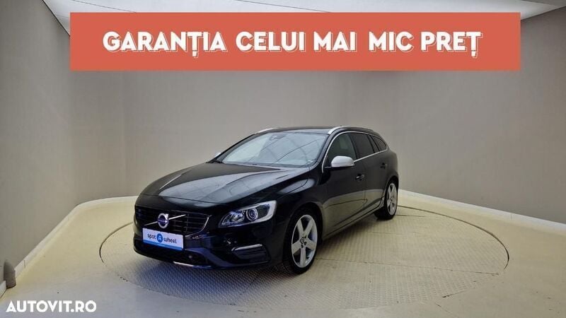 Negru Utilizat 2018 Volvo V60 Break | 16.250 EUR (Puțin scump) - Imagine 1/3