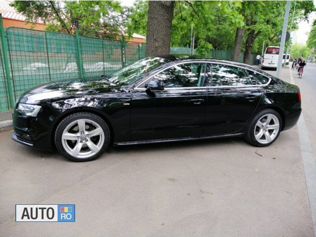 Second-hand Audi A5 S-Line 170 CP (125 kW) 2013 Negru Coupe