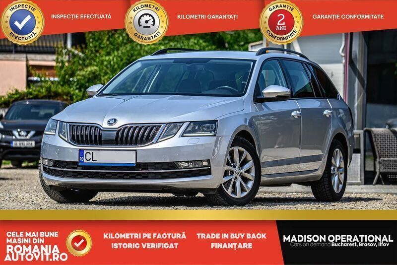 Gri Utilizat 2019 Skoda Octavia Style Break | 11.450 EUR (Super Preț) - Imagine 1/4