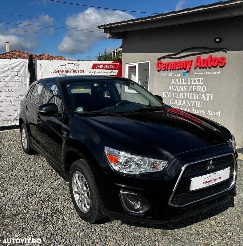 Negru Utilizat 2016 Mitsubishi ASX SUV | 11.500 EUR (Puțin scump) - Imagine 1/4