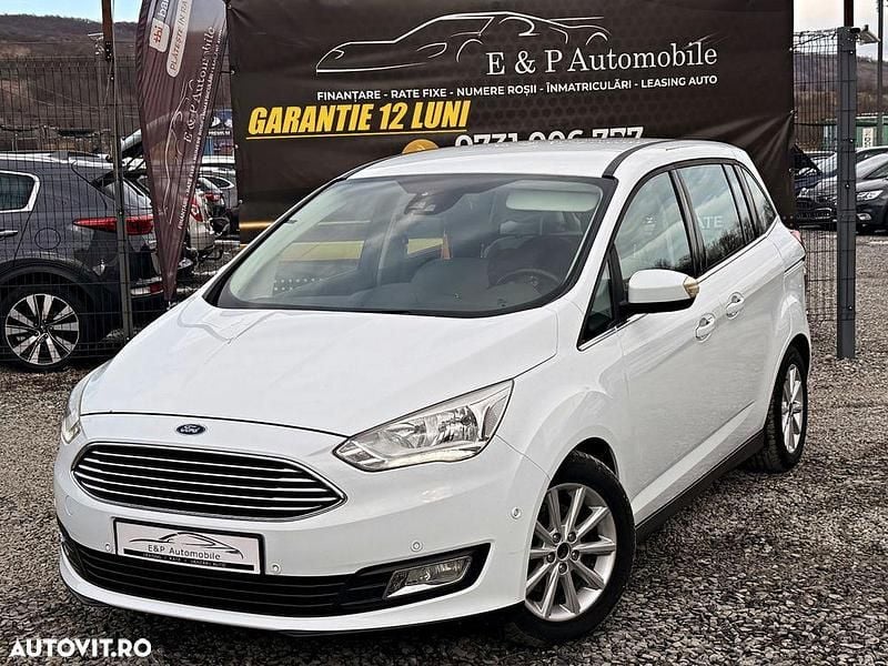 Second-hand Ford C-MAX Titanium 125 CP (91 kW) 2015 Culoarealb Monovolum