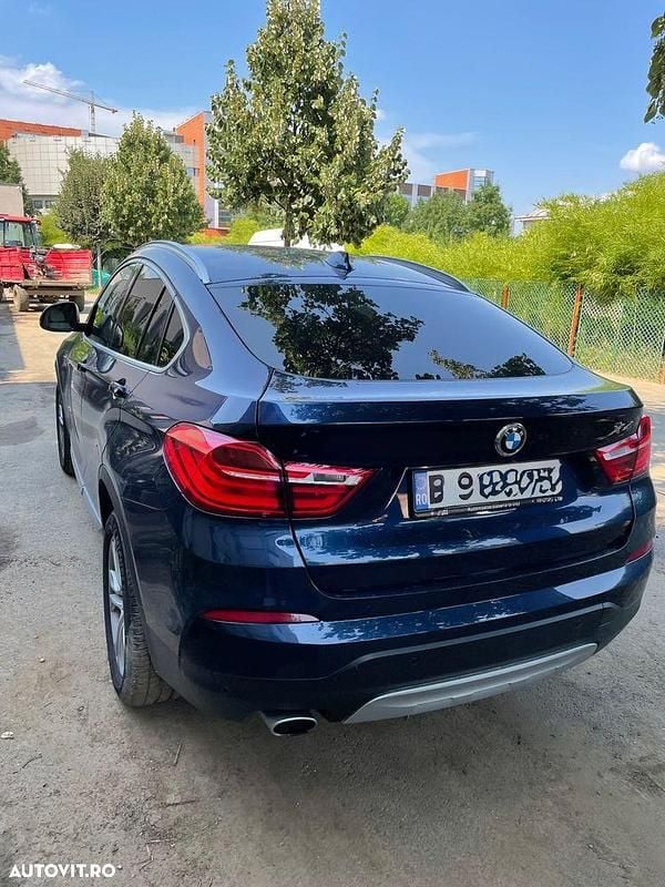 Second-hand BMW X4 Sport Line 190 CP (139 kW) 2017 Albastru SUV