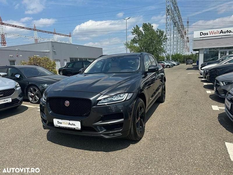 Gri Utilizat 2018 Jaguar F-Pace Prestige SUV | 26.500 EUR (Scump) - Imagine 1/4
