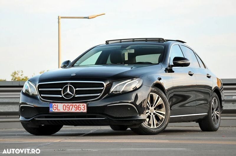 Negru Utilizat 2018 Mercedes E220 Berlinǎ | 18.990 EUR (Super Preț) - Imagine 1/4