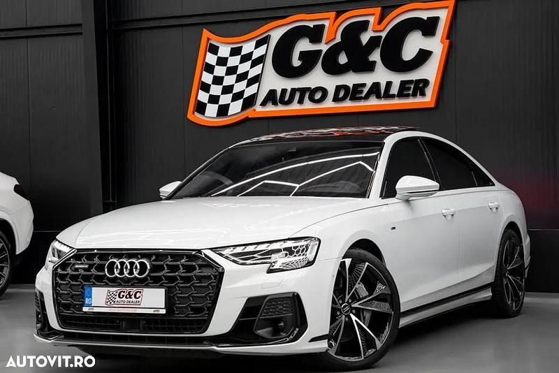 Culoarealb Second-hand 2022 Audi A8 Comfort Berlinǎ | 56.900 EUR (Preț bun) - Imagine 1/4