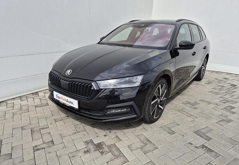 Negru normal Utilizat 2021 Skoda Octavia Style Break | 22.270 EUR - Imagine 1/4