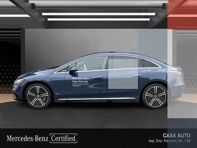 Second-hand Mercedes EQE350 214 kW (292 CP) 2025 Vopsea metalizata albastru sodalite