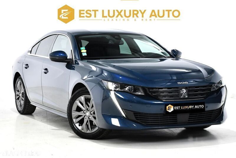 Albastru Utilizat 2021 Peugeot 508 Allure Berlinǎ | 17.990 EUR (Scump) - Imagine 1/4