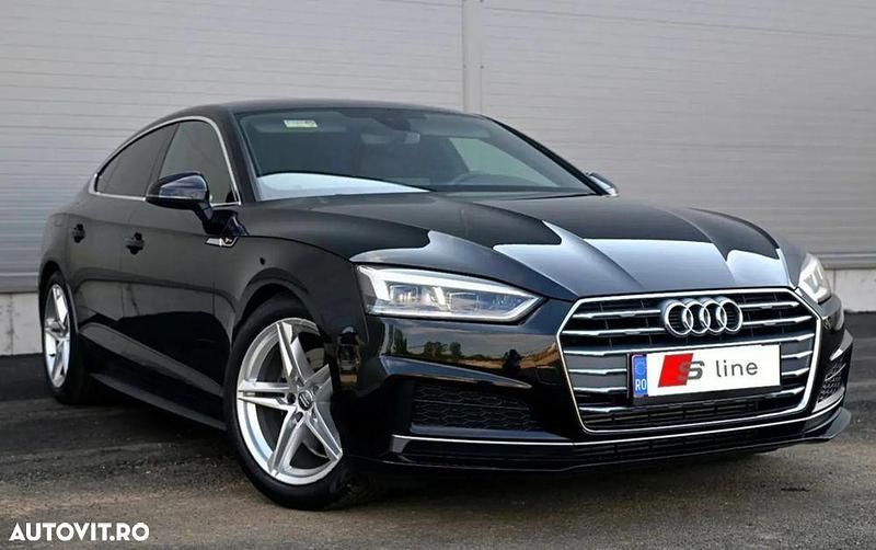 Second-hand Audi A5 S-Line 190 CP (139 kW) 2020 Culoarenegru Berlinǎ