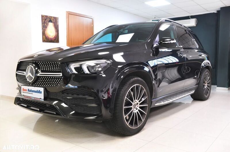 Negru Utilizat 2019 Mercedes GLE300 SUV | 45.000 EUR (Super Preț) - Imagine 1/4