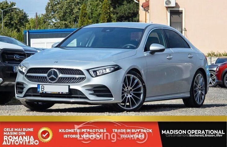 Gri Utilizat 2022 Mercedes A180 AMG line Berlinǎ | 34.949 EUR - Imagine 1/4